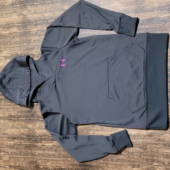 Under Armour Loose Pullover Hoodie Size Small clay/pink women's - Picture 1 of 8